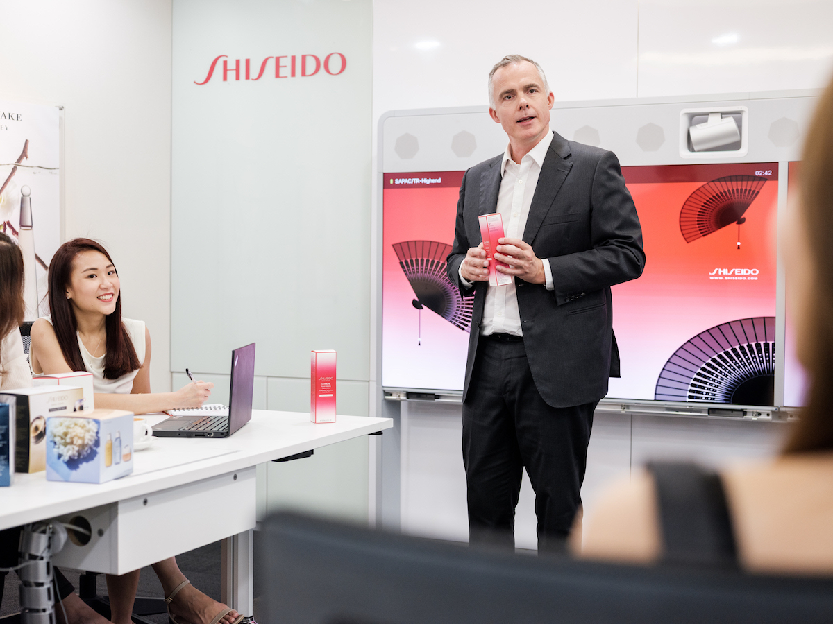 Philippe Lesné, President and CEO of Shiseido Travel Retail Asia