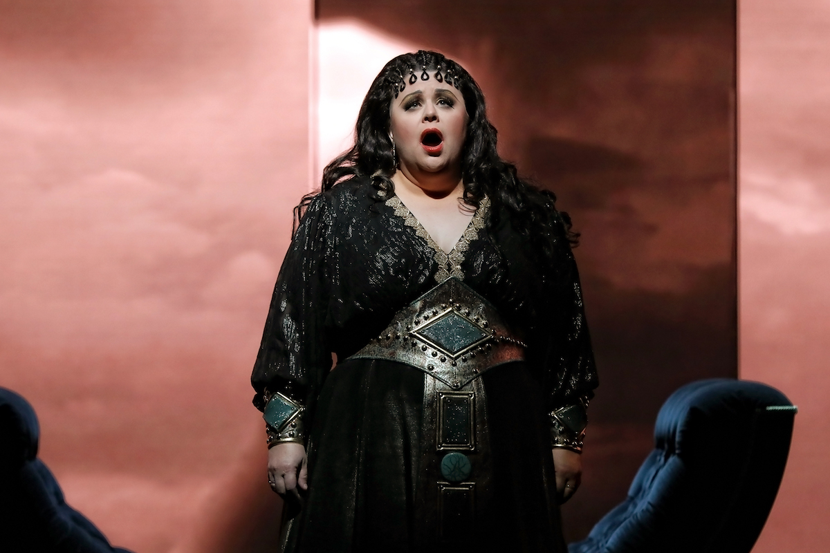 Amber Wagner as Aida in Opera Australia’s 2018 production of Aida at Sydney Opera house