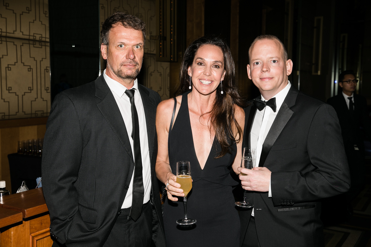 Boost Juice co-founders Jeff Allis and Janine Allis with Chris Dutton, Founder & CEO of The CEO Magazine