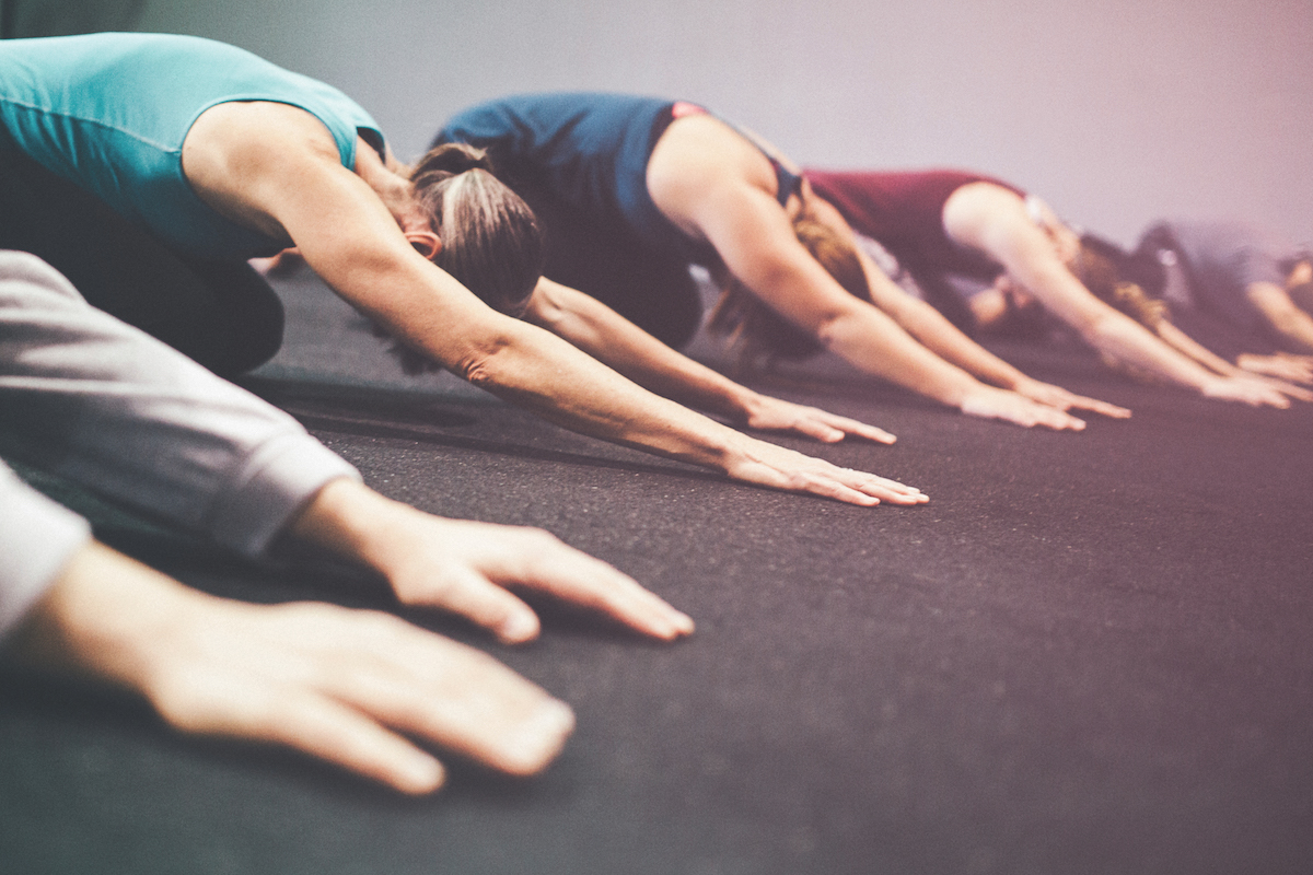 Yoga stretch exercise