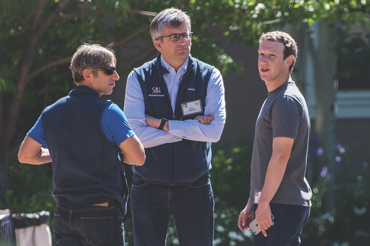 Mark Pincus, David Wehner, Mark Zuckerberg