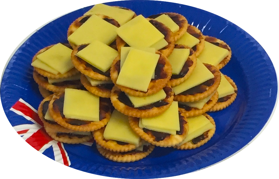 Nothing's more Aussie than cheese & crackers with Vegemite