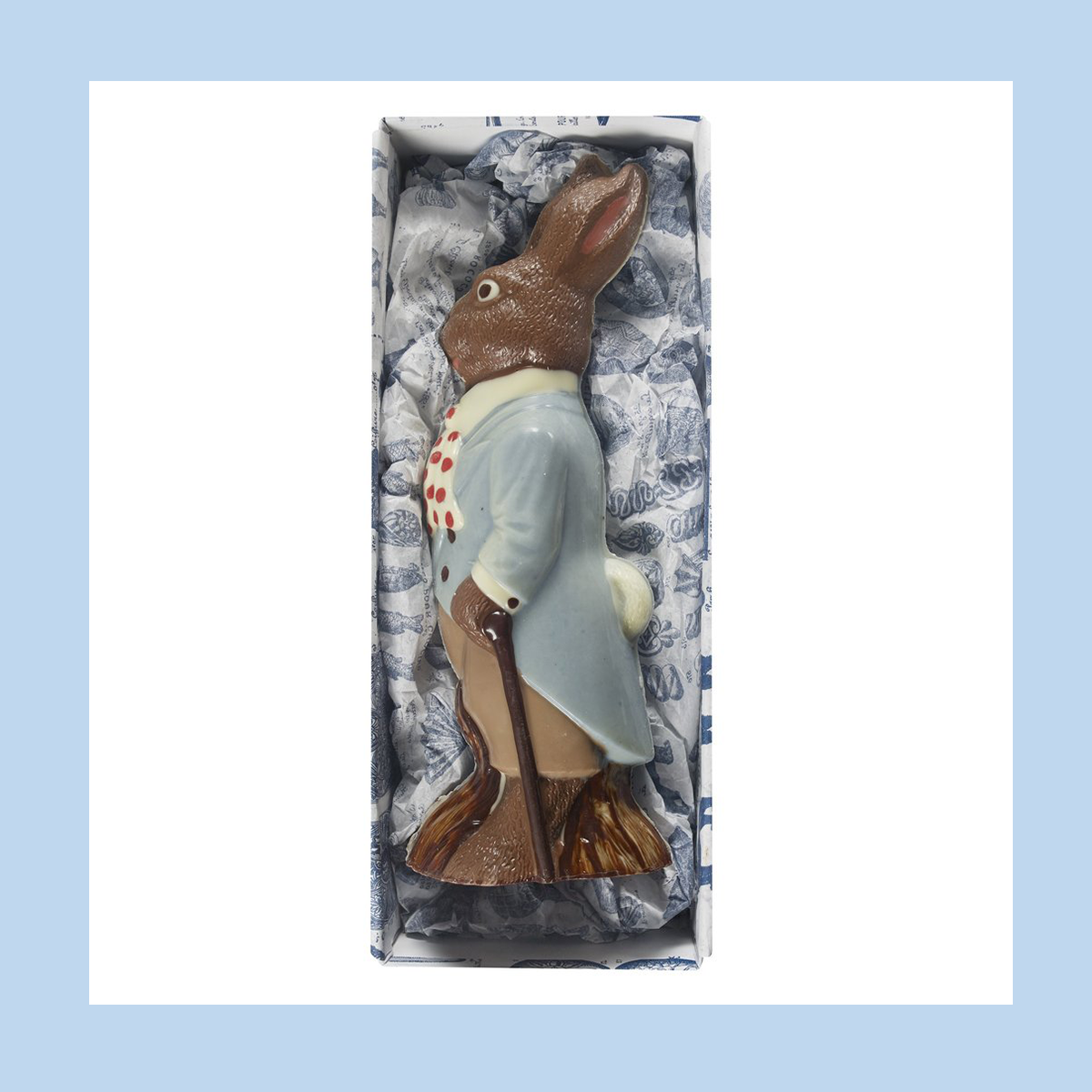 Rococo Hand Painted Dark Chocolate Gentleman Hare