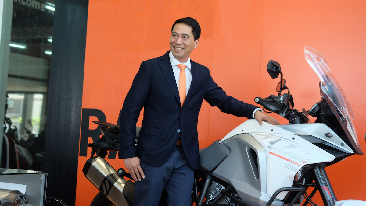 Dino Santos COO of KTM Motorcycles Philippines