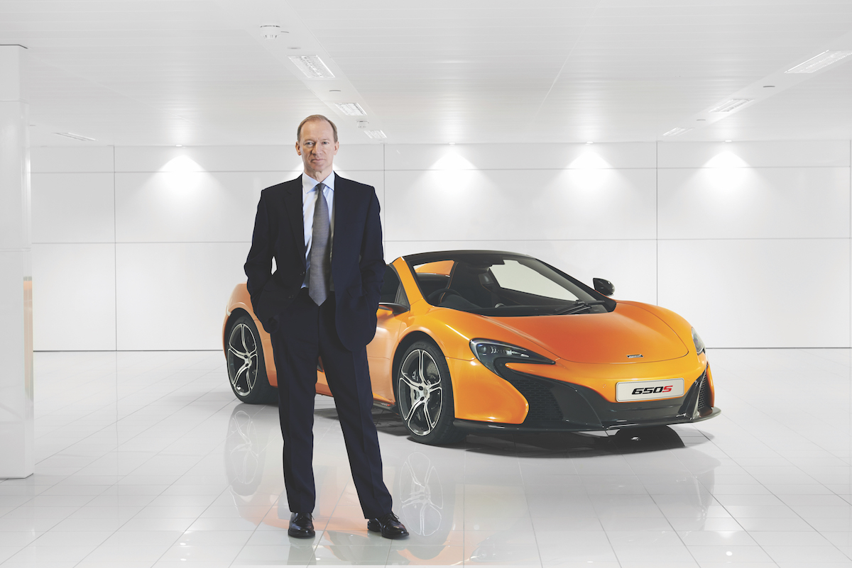 Mike Flewitt CEO McLaren Automotive