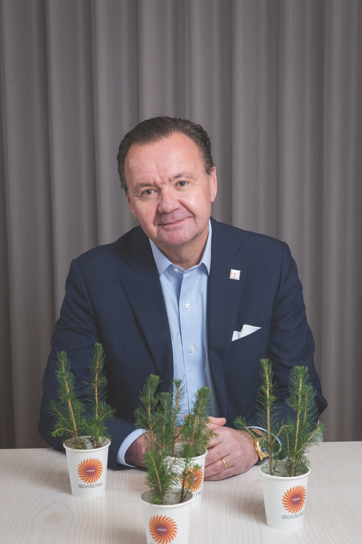 Karl-Henrik Sundström, CEO of Stora Enso