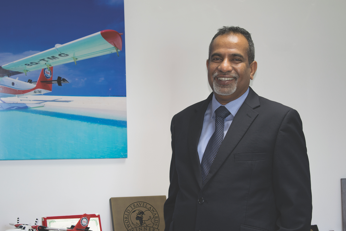 AUM Fawzy CEO of Trans Maldivian Airways