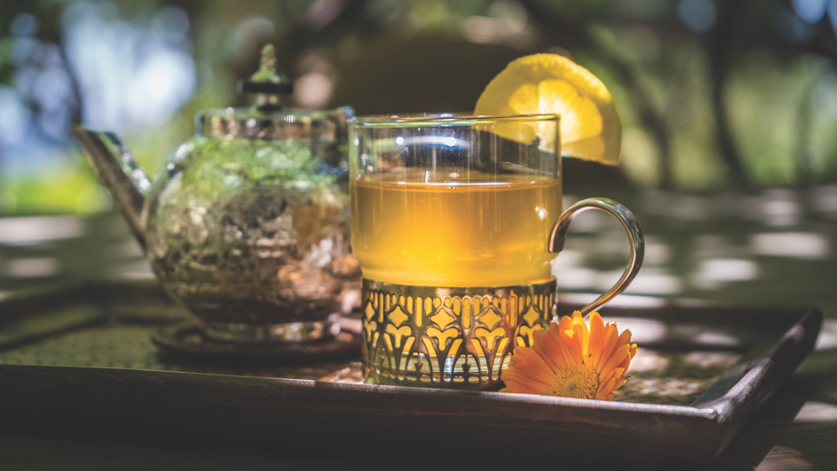 Tea medicine and herbs play a key role at Aja