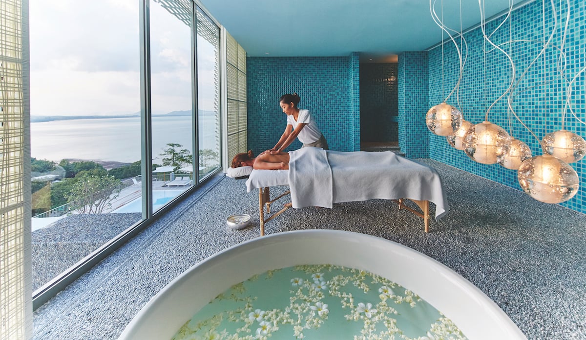 The place for pampering: a treatment room at COMO Shambhala Retreat, Point Yamu.