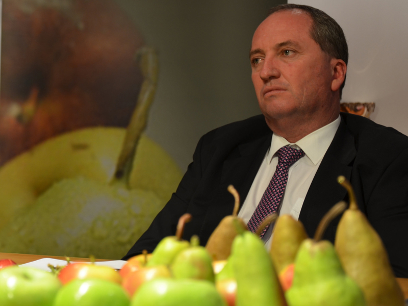 Barnaby Joyce Deputy Prime Minister and Minister for Agriculture and Water Resources