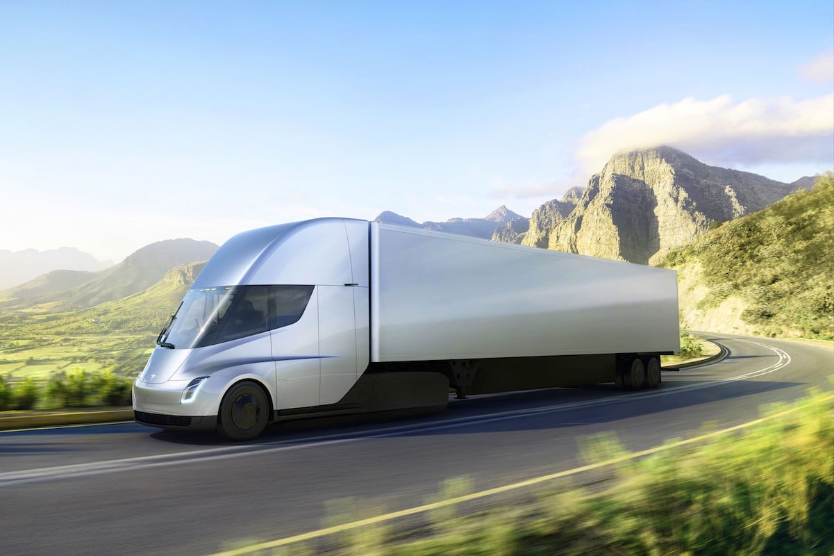 Tesla unveils new electric truck, Tesla Semi