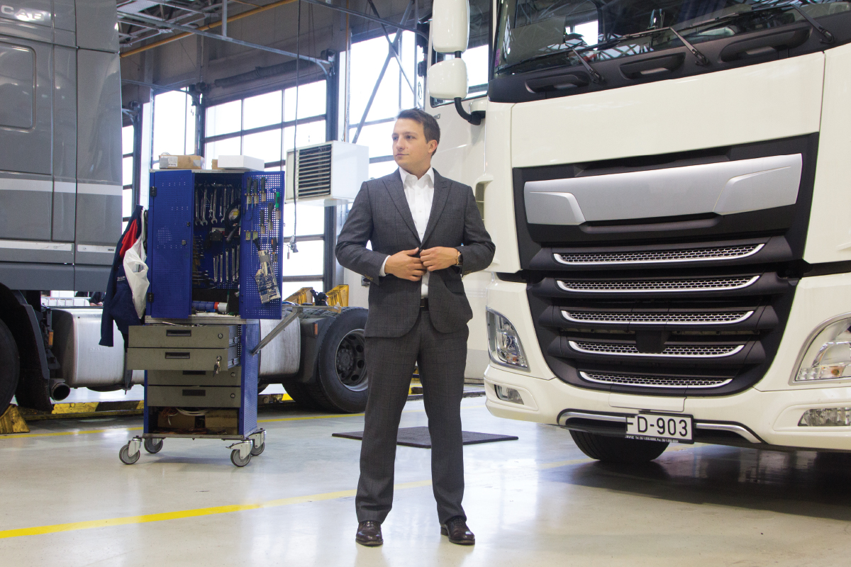 David Kiss Managing Director of DAF Trucks Hungary