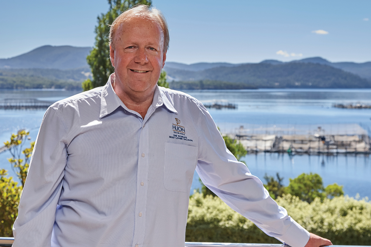Peter Bender CEO & MD of Huon Aquaculture