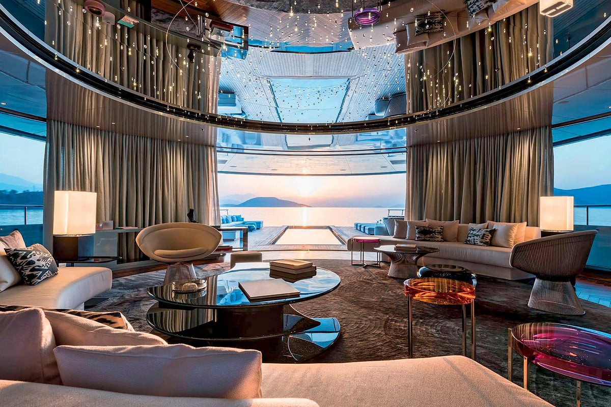 inside the biggest yacht in the world