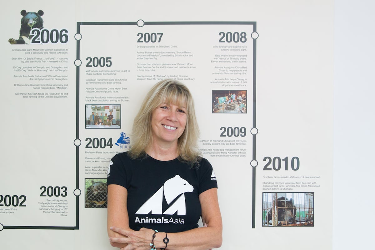 Jill Robinson, Founder & CEO of Animals Asia