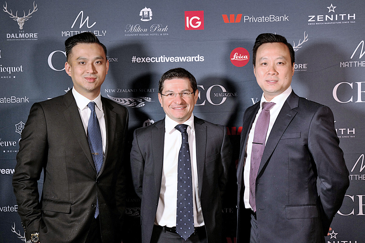  Pierre Leung (right) and guests
