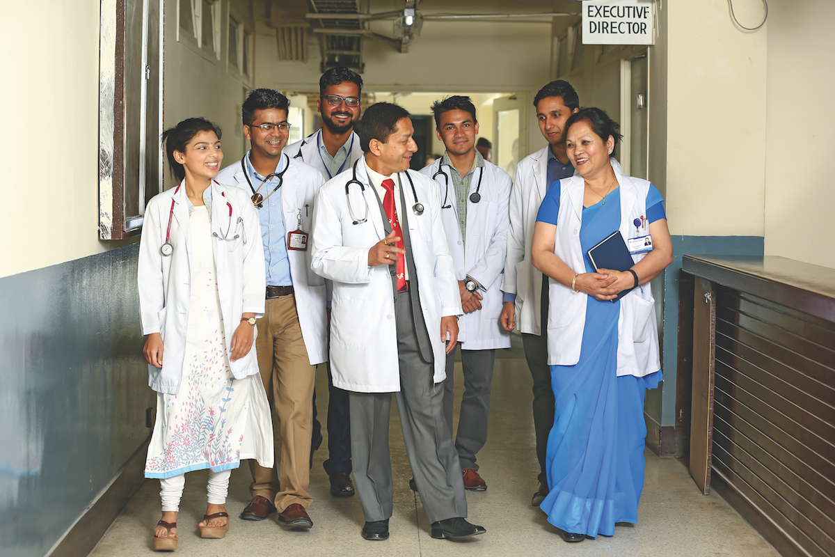 Deepak Prakash Mahara, Executive Director (resigned July 2018) of Tribhuvan University Teaching Hospital