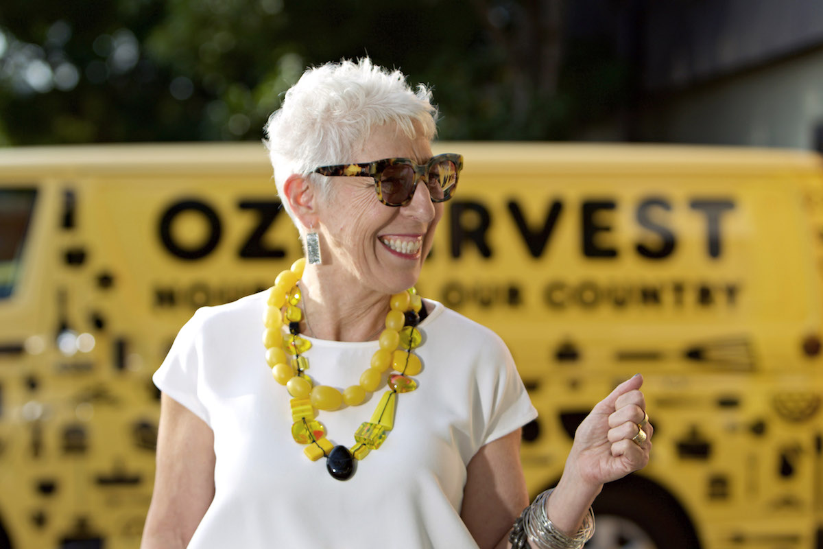 Ronni in front of OzHarvest truck