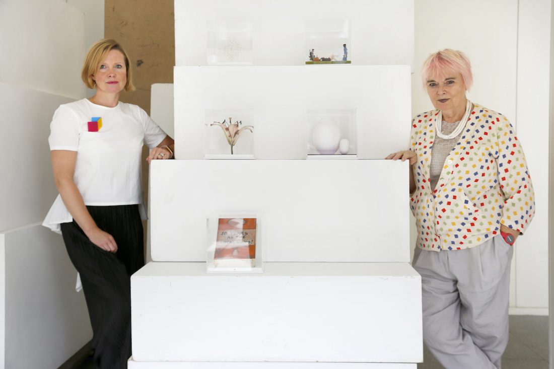 Exhibition-curators-Laura-Culpan-left-and-Susie-Allen-IMAGE-CREDIT-Dan-Fontanelli