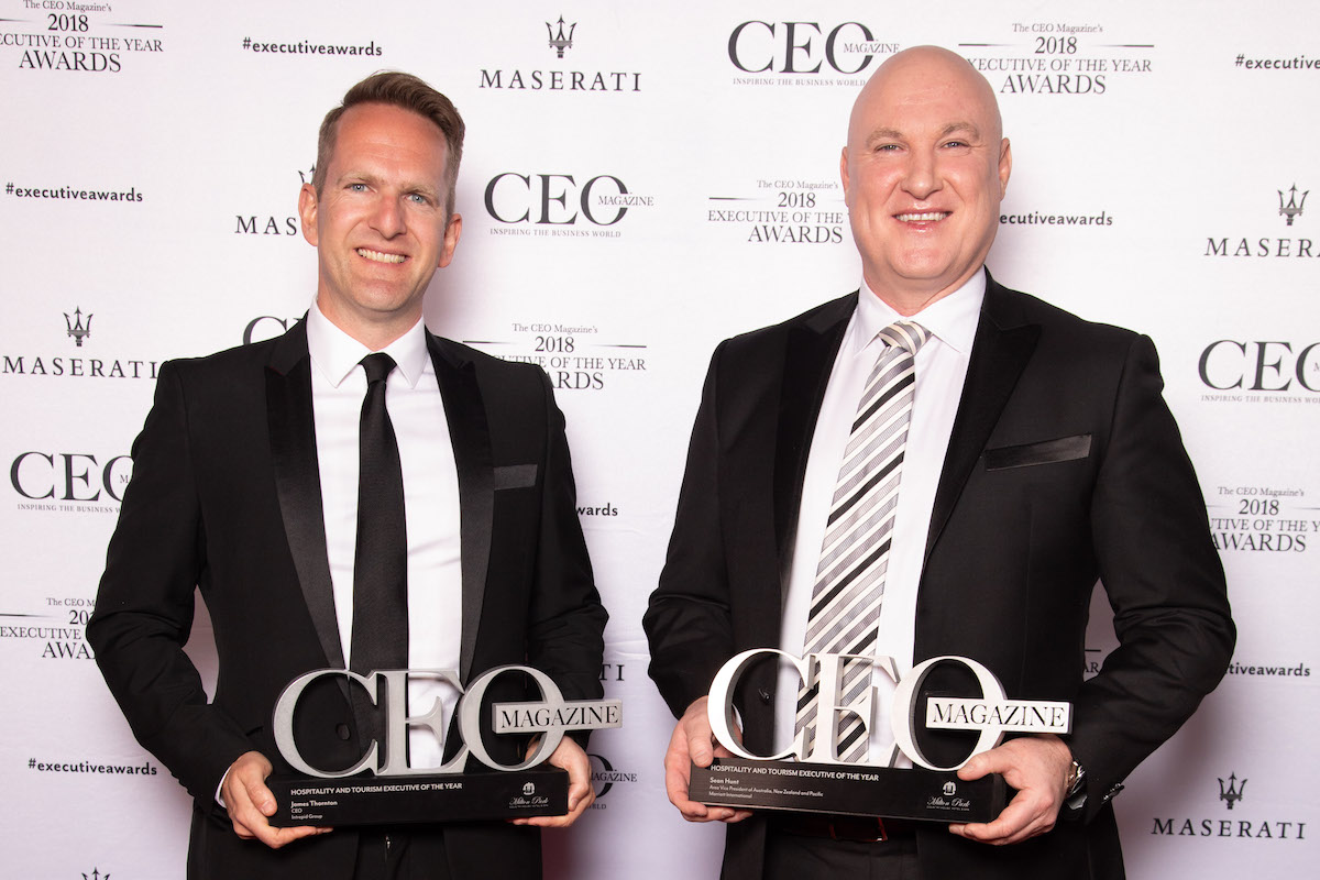 James Thornton and Sean Hunt take home joint Hospitality Executive of the Year award
