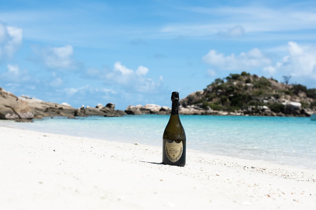 Dom Pérignon retreat at Lizard Island in the Great Barrier Reef