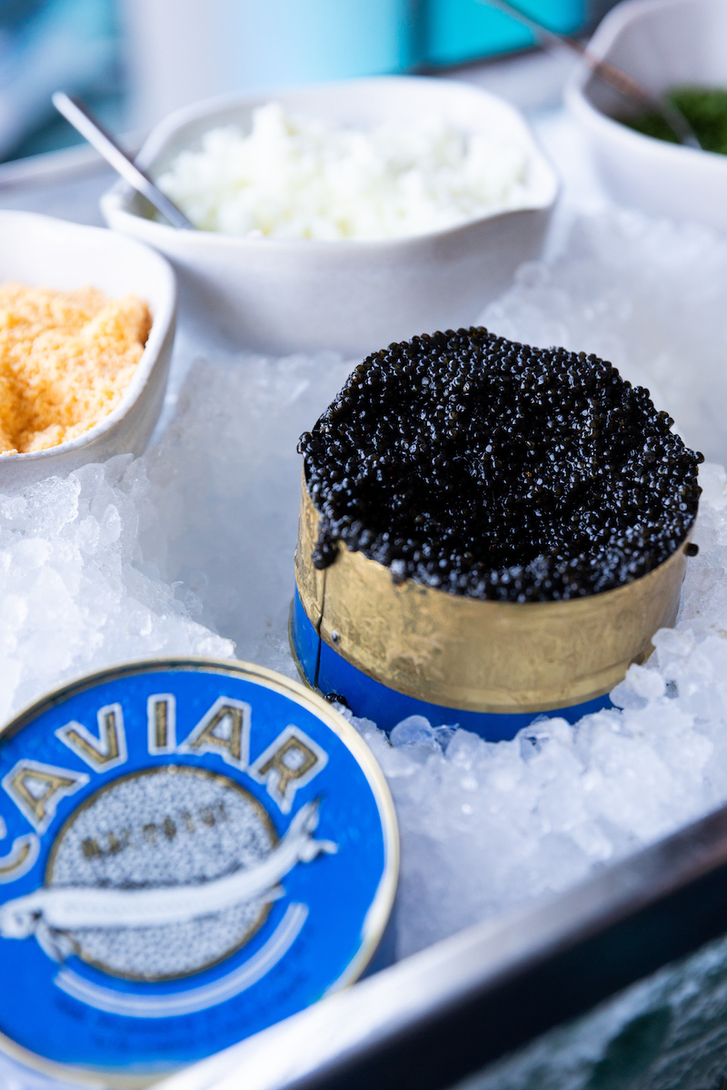 Caviar station