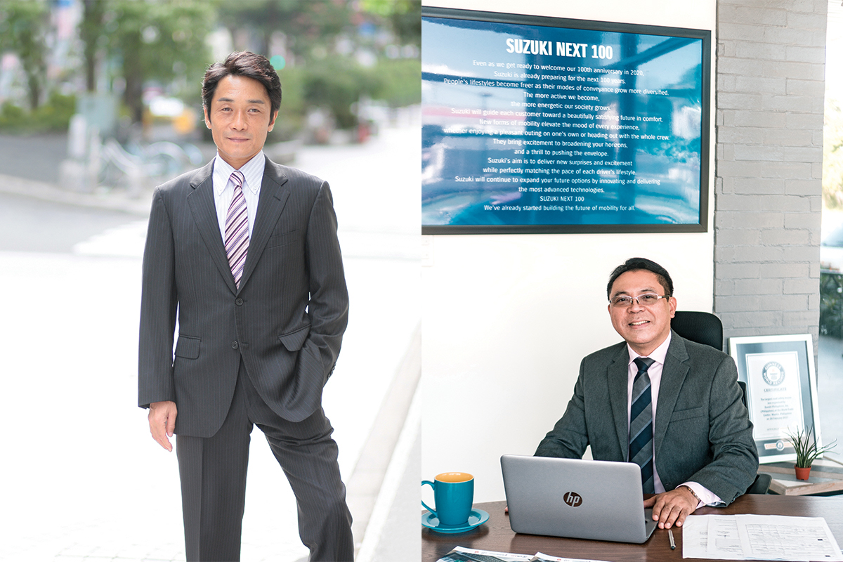 Hiroshi Suzuki & Norminio Mojica, President & Managing Director Suzuki Philippines Inc.