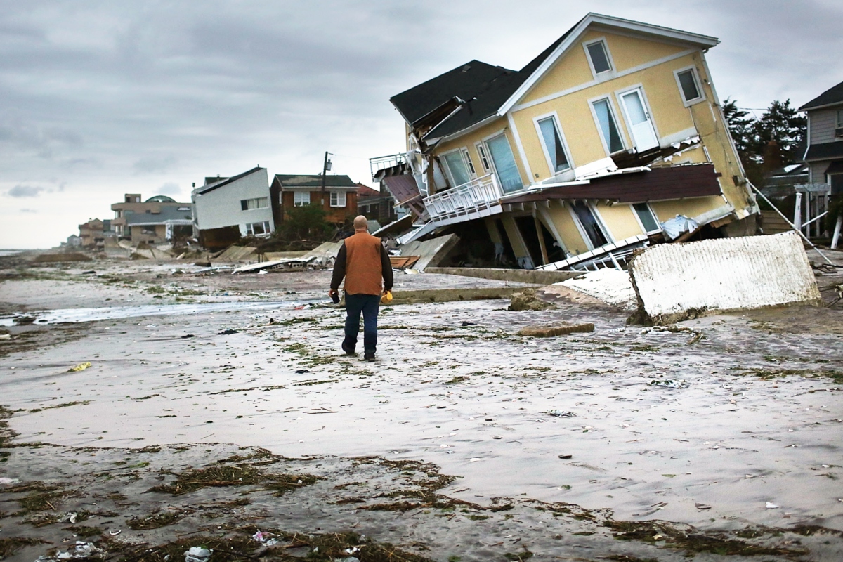 Hurricane Sandy devastation