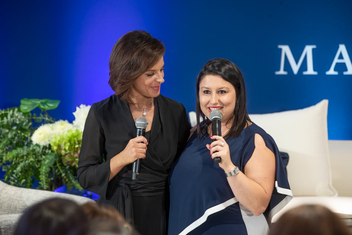 Natarsha Belling and Elisa Iurato, National Marketing and Public Relations Manager, Maserati Australia & New Zealand