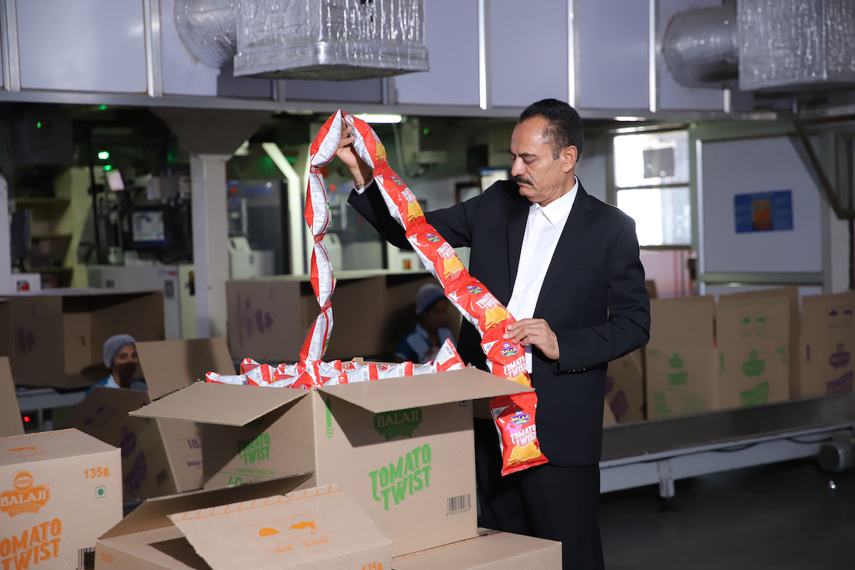 Chandubhai Virani Founder and Managing Director of Balaji Wafers