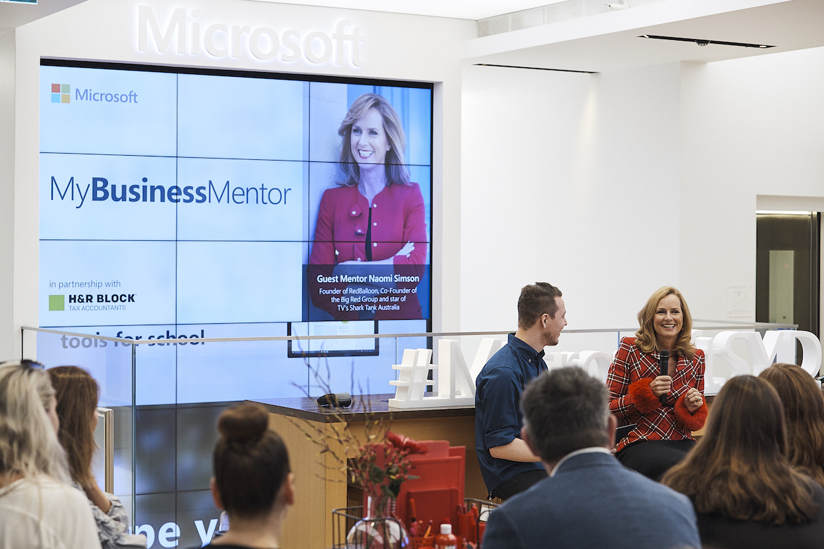 RedBalloon Founder Naomi Simson at the My Business Mentor launch