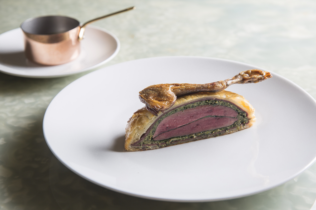Belon - Pigeon Pithivier with Fig and Amaretto