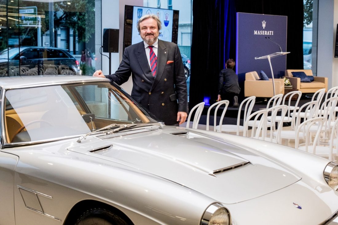 Maserati celebrates its history with Italian automotive royalty