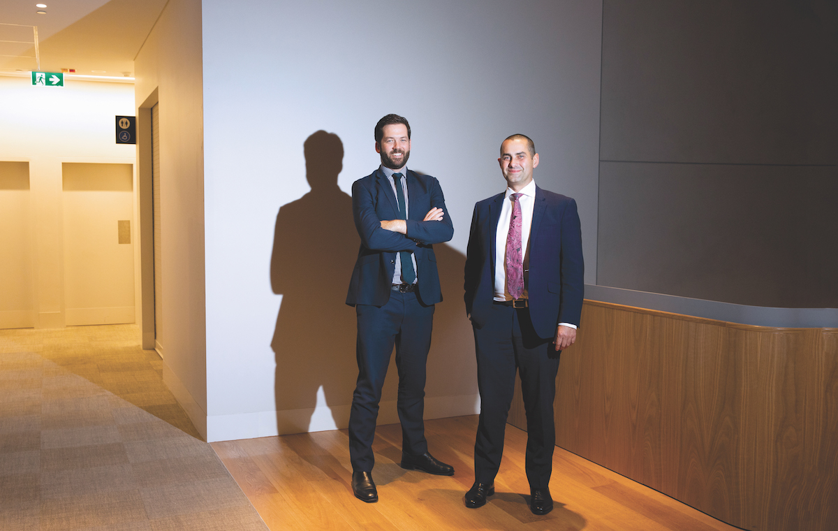Ben Schubert and Paul Roberts Joint Heads of Institutional Sales Australia of Knight Frank