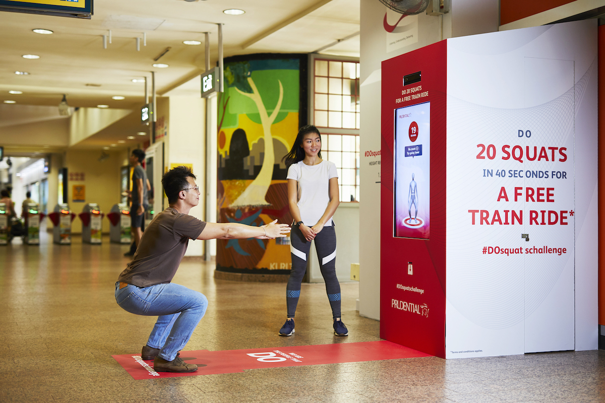 Prudential Singapore’s Do Squats challenge