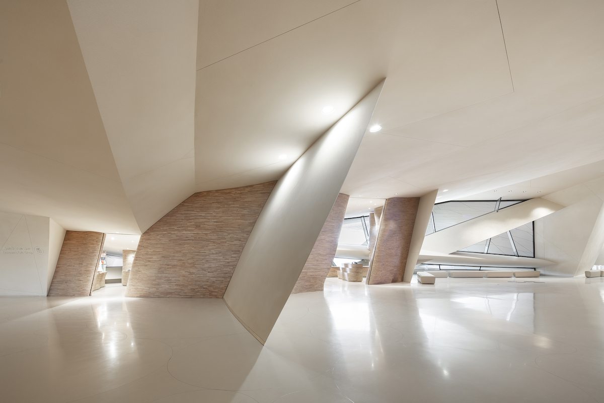 National Museum of Qatar interior, gift shop by Koichi Takada Architects