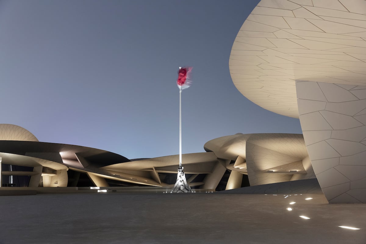 National Museum of Qatar exterior, by Jean Nouvel