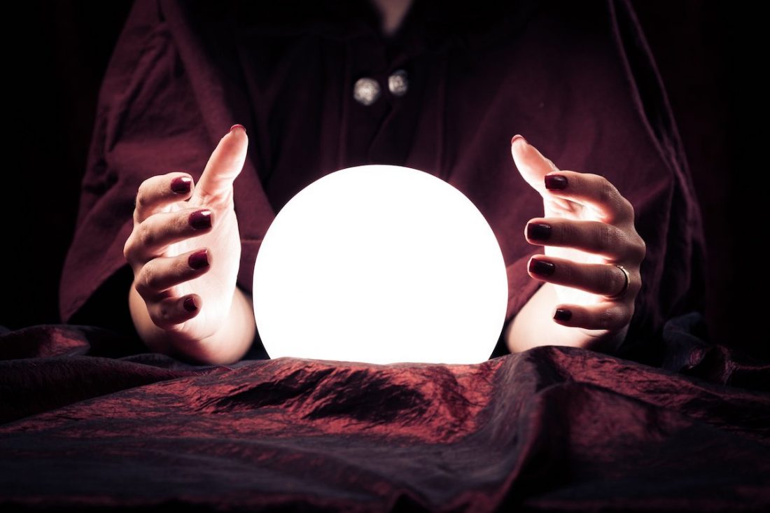 future fortune teller's hands