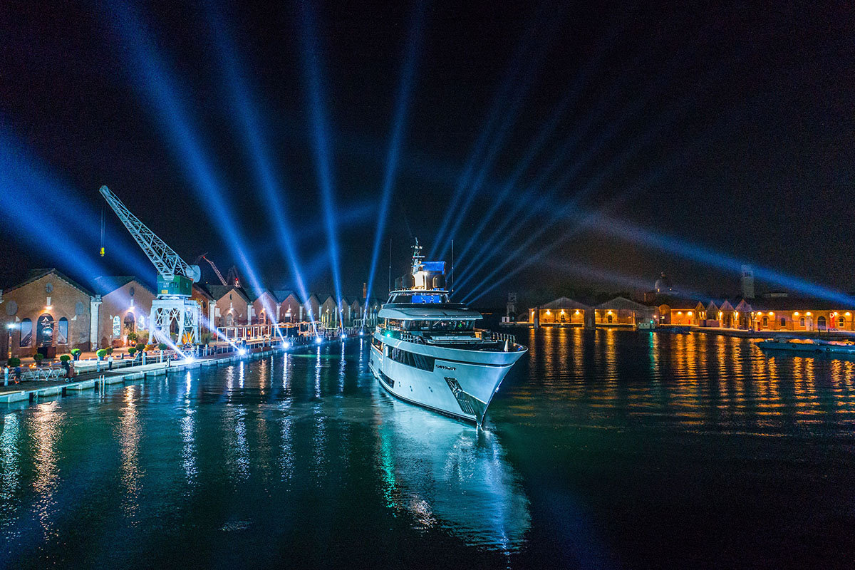Riva 50m superyacht debut Venice
