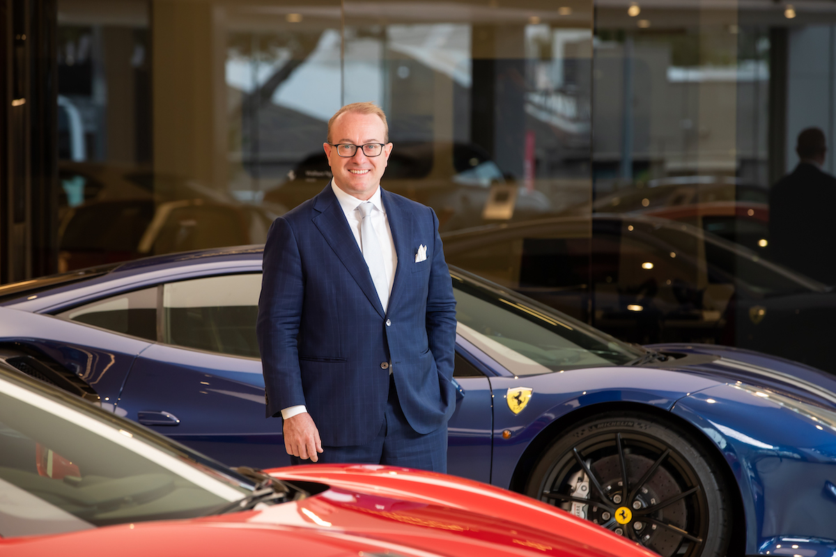 Herbert Appleroth, the CEO of Ferrari Australasia