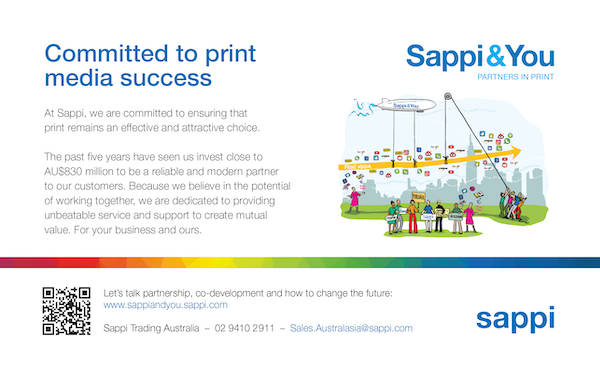 Sappi Trading Australia ad
