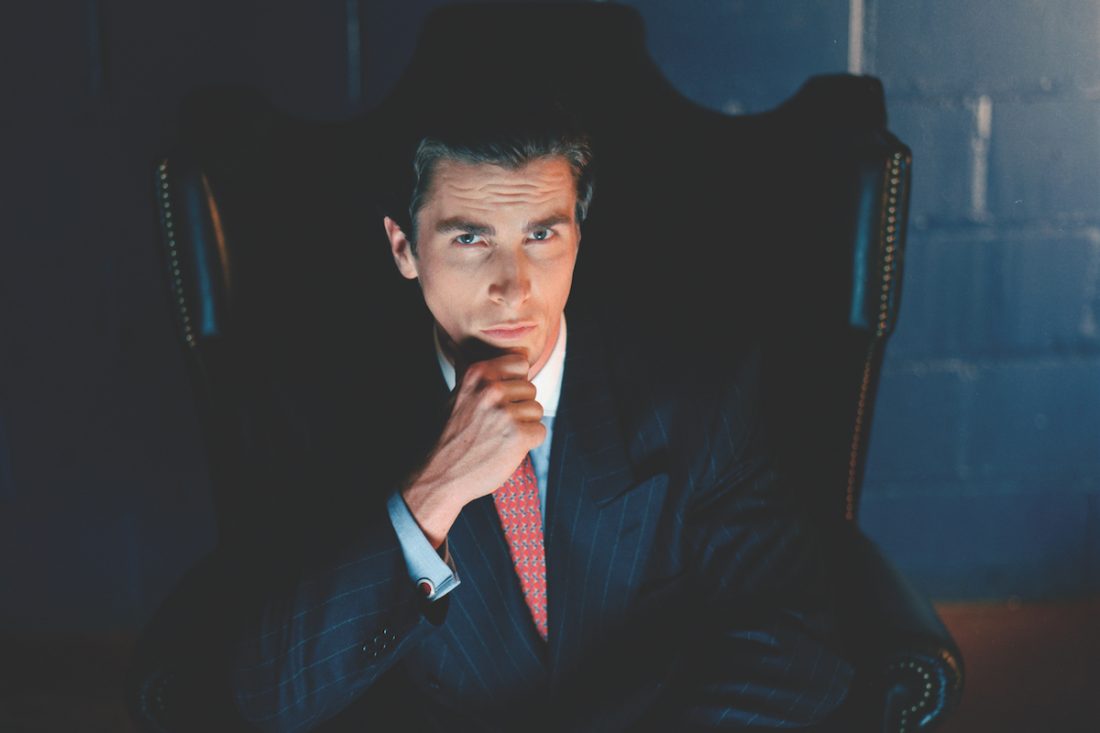 On the set of American Psycho