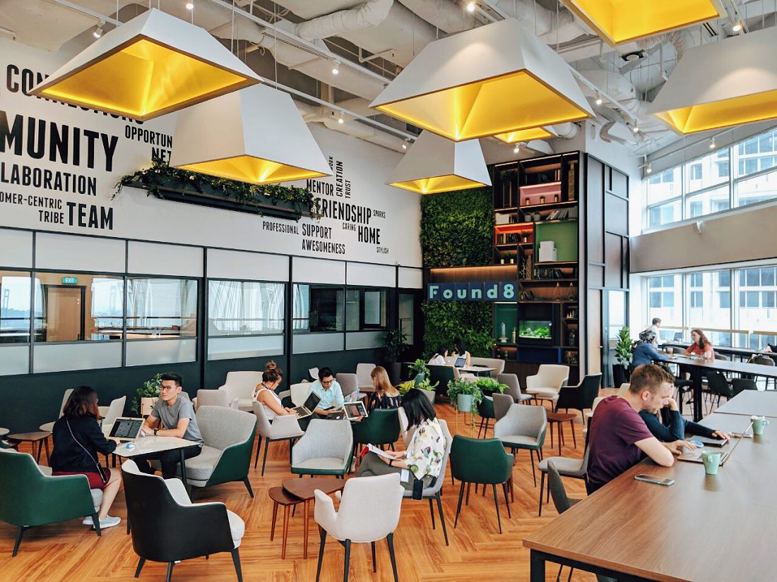 Singapore S Co Working Space Booms The CEO Magazine   Co Working Spaces Singapore 1100x825 