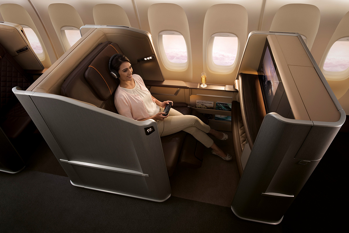 First class flights Singapore Airlines