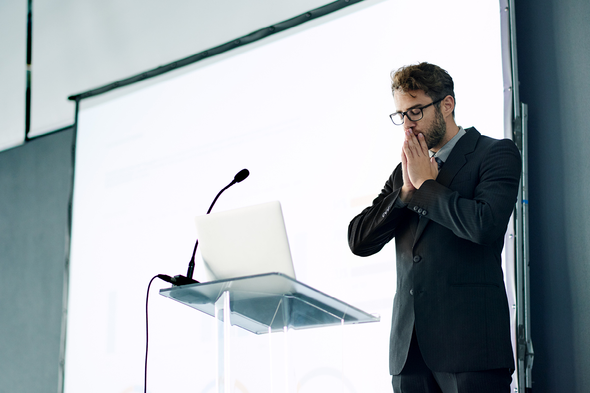 If you have a fear of public speaking, here are five tips to help overcome it.