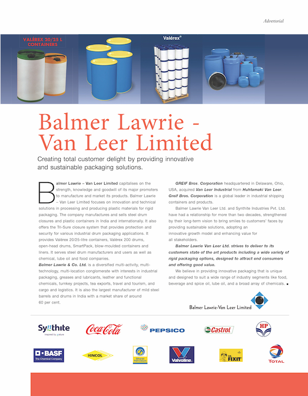 Balmer Lawrie Van Leer ad