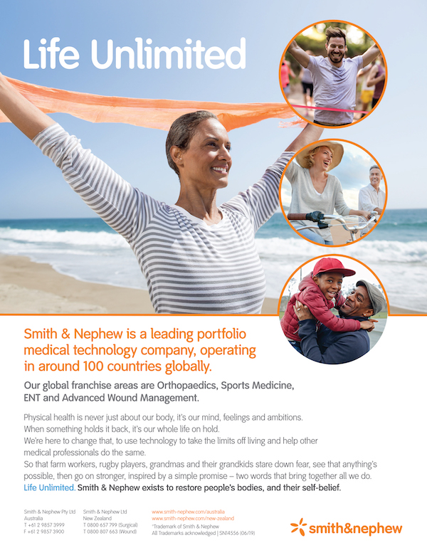 Smith & Nephew Australia ad