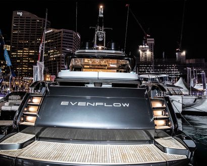 Riva 50 Metri Superyacht VIP dinner party at Sydney International Boat Show.