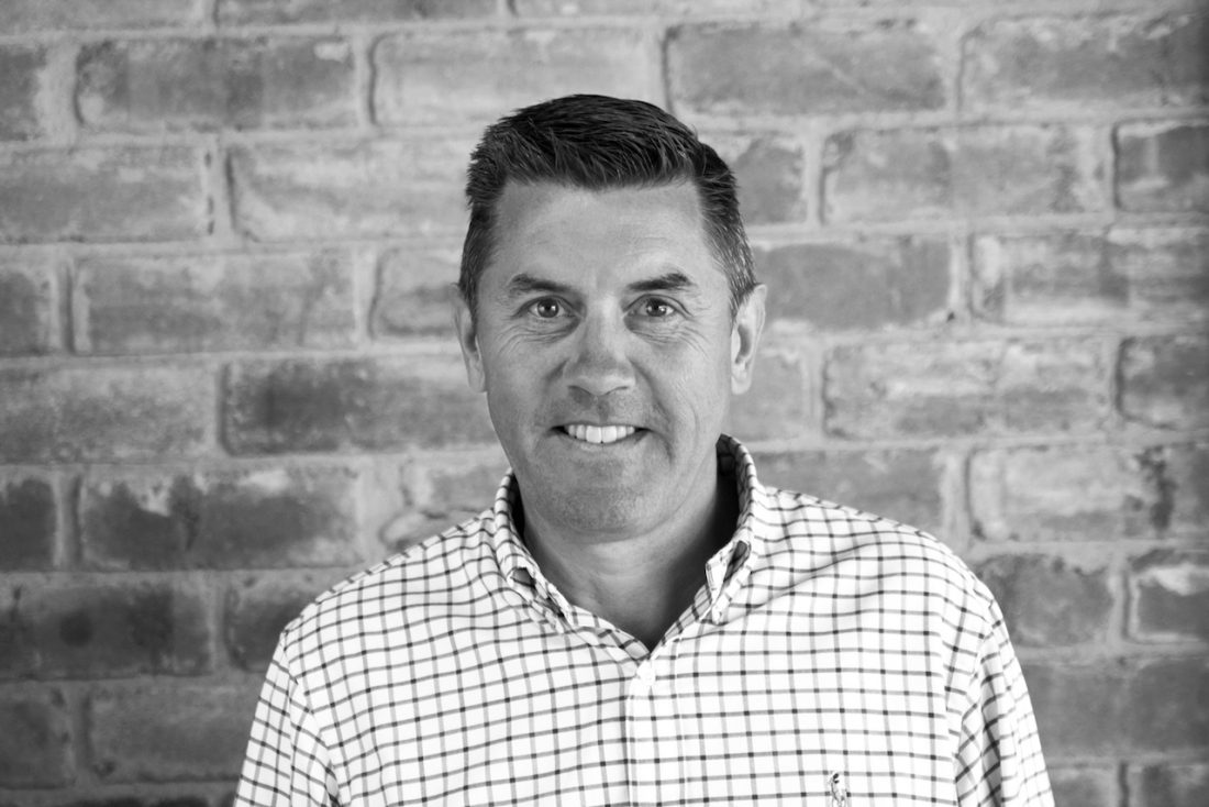 James-Neale-BW Traffik CEO James Neale supports CEO Dare to Cure by shaving his head to raise money for cancer research.