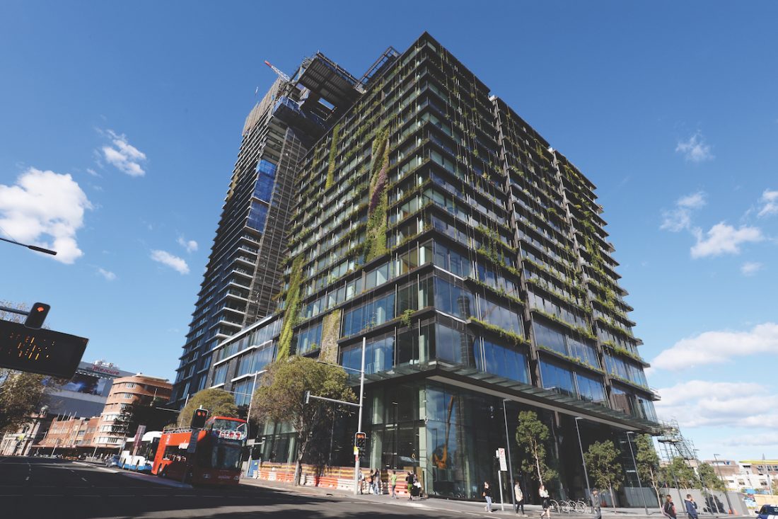 Gardens going up sideways in Sydney’s CBD